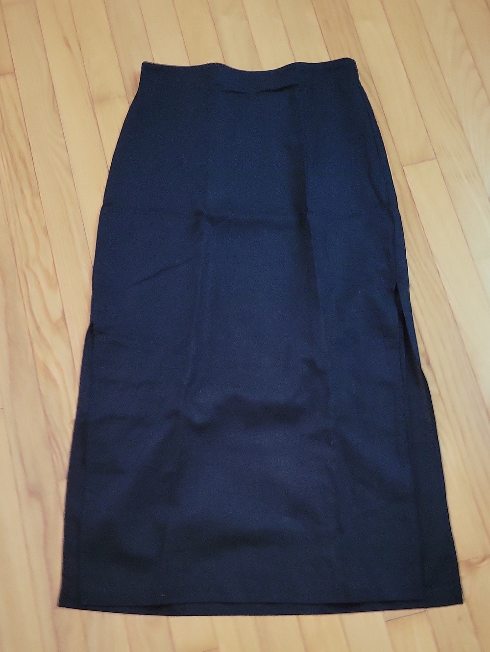GAP Black Linen/Cotton Maxi Skirt